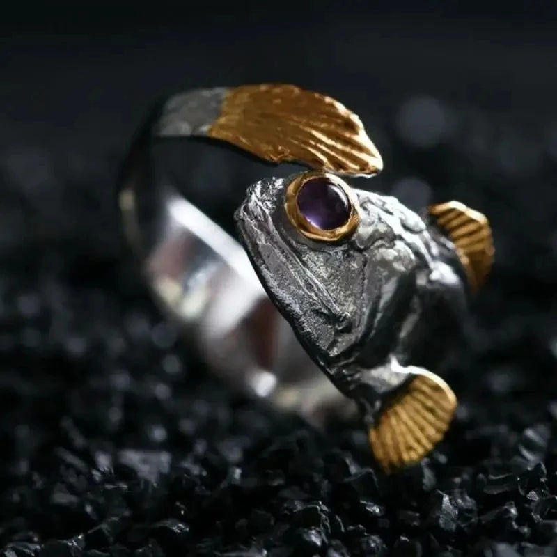 🐟 Lucky Koi Fish Ring – Wealth, Fortune & Timeless Style!