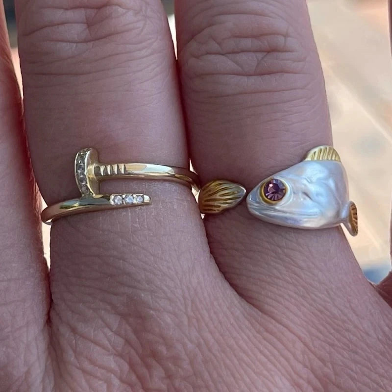 🐟 Lucky Koi Fish Ring – Wealth, Fortune & Timeless Style!