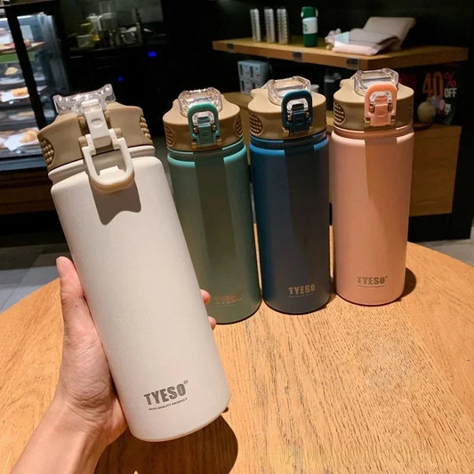 🚗💧 Tyeso Thermal Bottle 600/750ML – Style, Performance & Comfort Wherever You Go! 🔥❄️