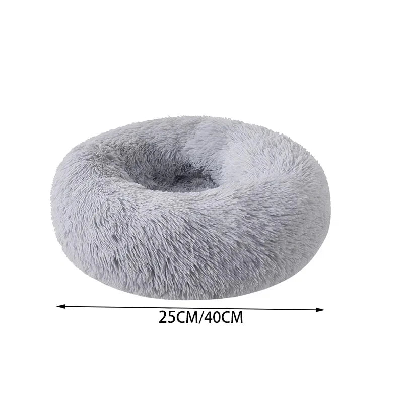 🐱🛏️ Soft Round Cat Nest – Cozy, Washable & Perfect for Kittens & Small Dogs!