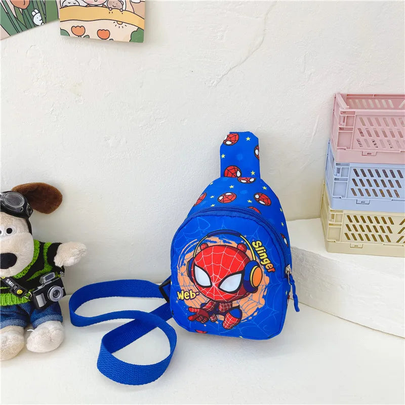 🕷️ Spider-Man Kids Crossbody Bag – Cute Cartoon Design 🎒✨