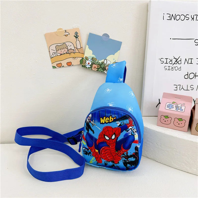 🕷️ Spider-Man Kids Crossbody Bag – Cute Cartoon Design 🎒✨