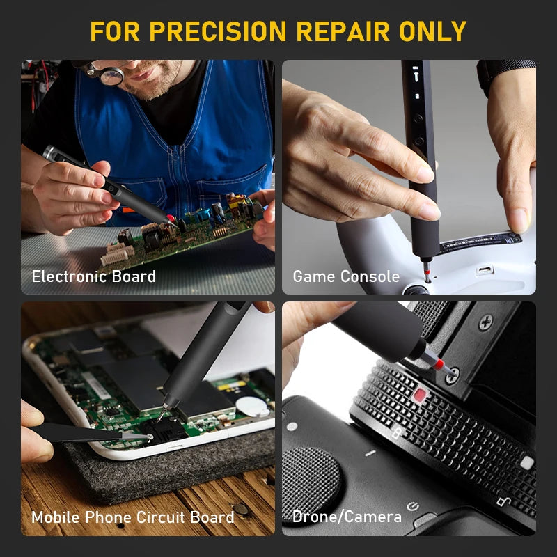 🔧⚡ Glacok S6 MAX Electric Precision Screwdriver – 5-Speed, Rechargeable, Perfect for iPhone & DIY Repairs 🛠️📱