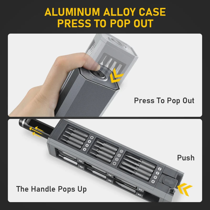 🔧⚡ Glacok S6 MAX Electric Precision Screwdriver – 5-Speed, Rechargeable, Perfect for iPhone & DIY Repairs 🛠️📱