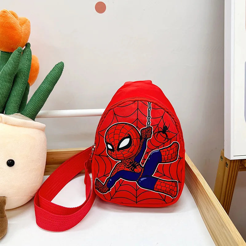🕷️ Spider-Man Kids Crossbody Bag – Cute Cartoon Design 🎒✨