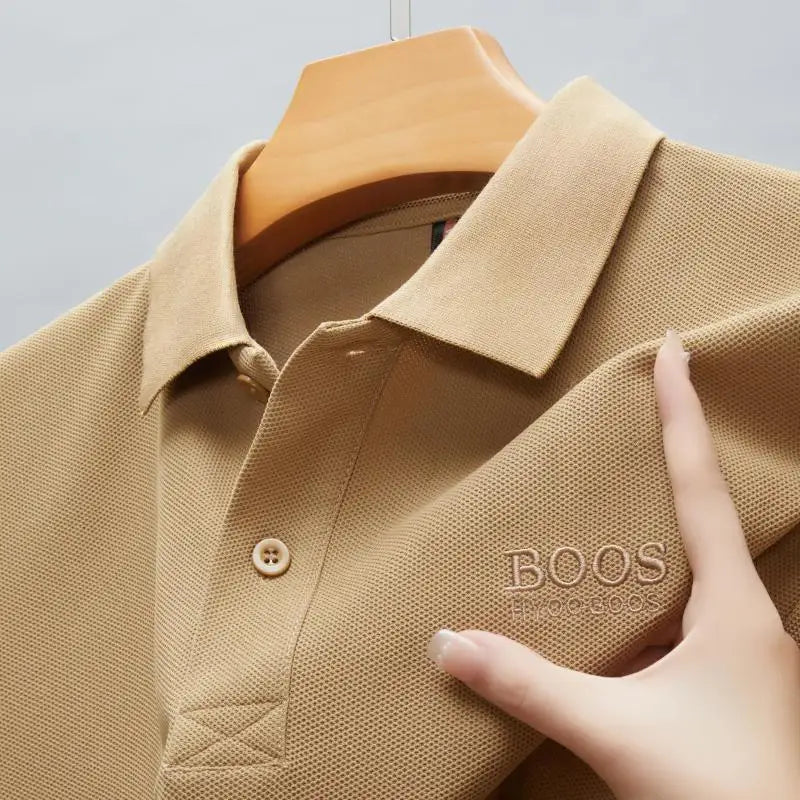 ☀️👕 2025 Hot! Cotton Polo 🔥 Breathable & Stylish for Men 😎👌