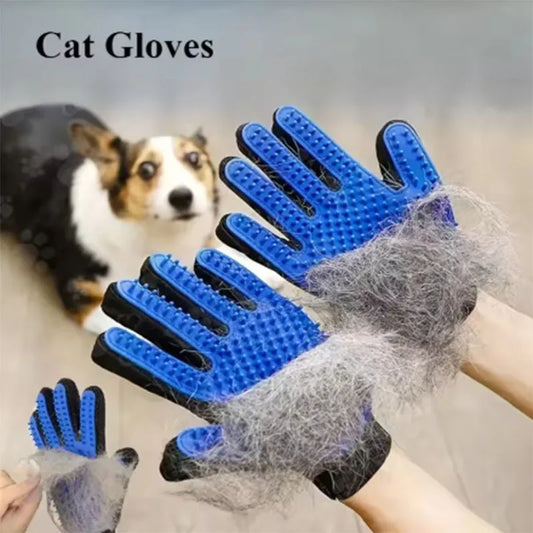 "🧤🐾 Pet Hair Glove – Groom, Deshed & Massage Your Dog & Cat with Ease! 🐶🐱✨"