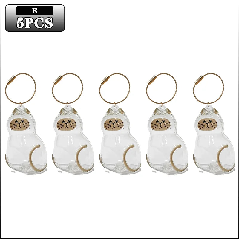 Transparent Cat Hair Keepsake Charm