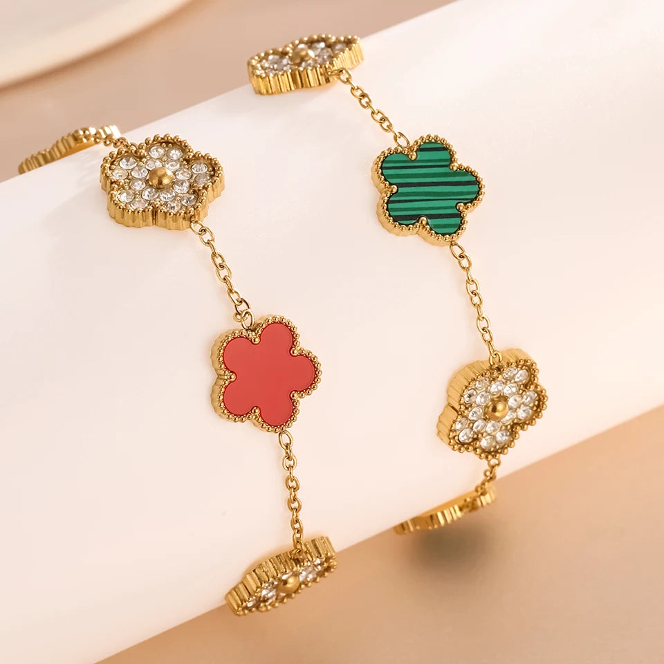 🍀 Yupsk Lucky Clover Bracelet – Wear Your Good Fortune!