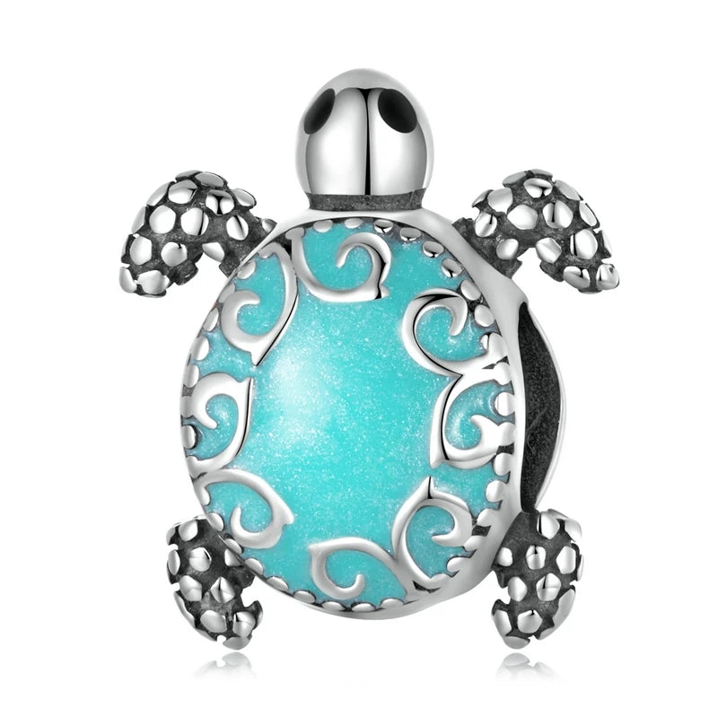 🌊 WOSTU 925 Sterling Silver Ocean Charm Collection – Create Your Coastal Jewelry Story! ✨