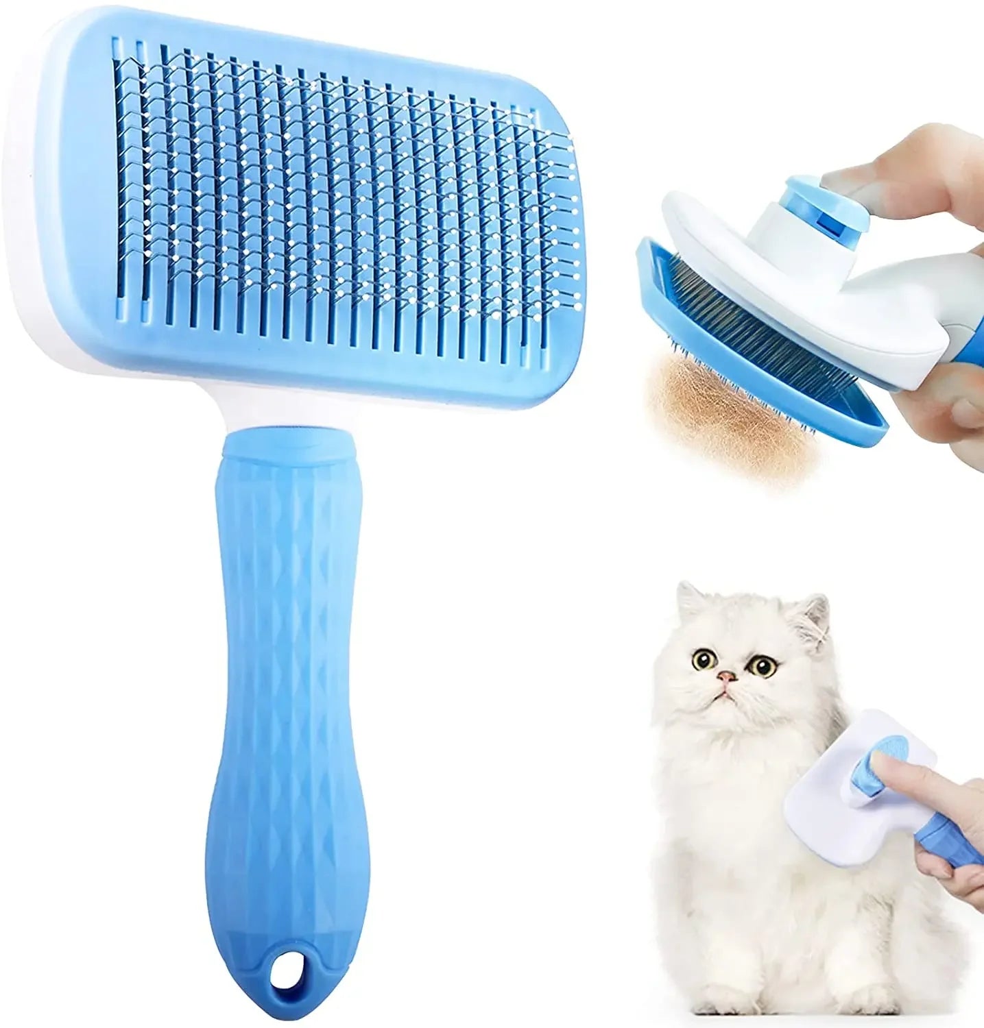 🐕🧹 Hair Remover Brush – Groom & Clean Long-Haired Pets!