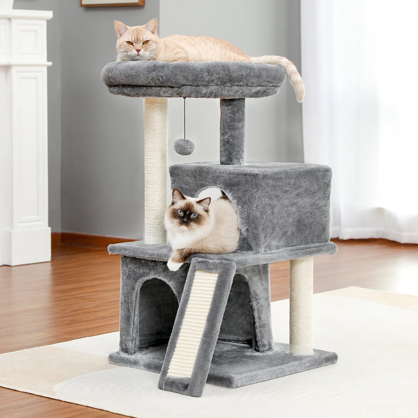🐱🏰 Large Multi-Level Cat Tree – Spacious & Fun!