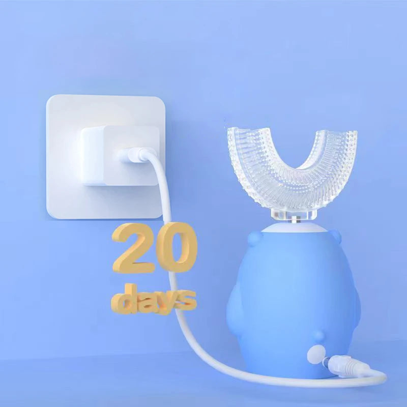 (🔥Summer Hot Sale Now) 360° Electric U-Shaped Toothbrush