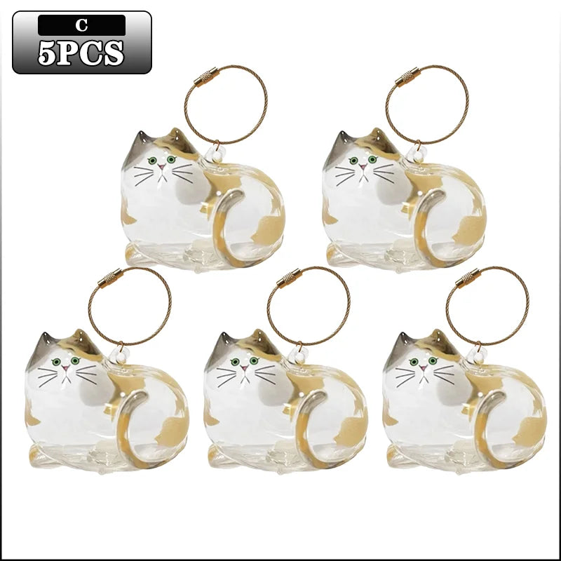 Transparent Cat Hair Keepsake Charm