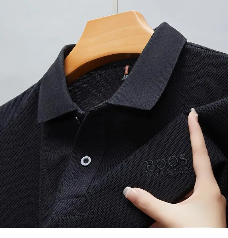 ☀️👕 2025 Hot! Cotton Polo 🔥 Breathable & Stylish for Men 😎👌