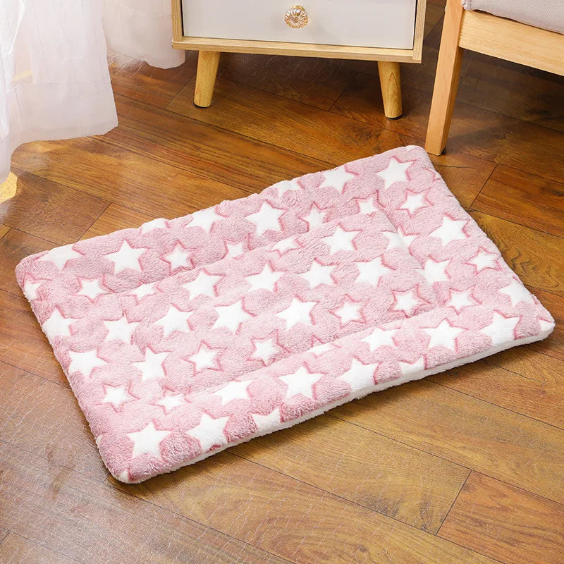 🛏️🐶 All-Season Warm Pet Bed – Soft & Thick Cushion!