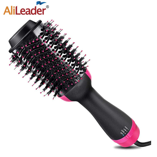 💁‍♀️ 4-in-1 Hair Dryer Brush | Dryer, Straightener, Curler & Volumizer – One-Step Hot Air Styler ✨
