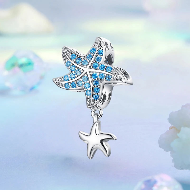 🌊 WOSTU 925 Sterling Silver Ocean Charm Collection – Create Your Coastal Jewelry Story! ✨