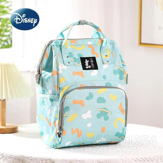 🎒🍼 New Disney Baby Diaper Bag – Cute Mickey Mouse Cartoon Design 💖