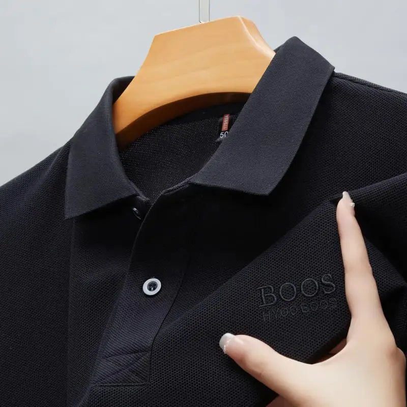 ☀️👕 2025 Hot! Cotton Polo 🔥 Breathable & Stylish for Men 😎👌