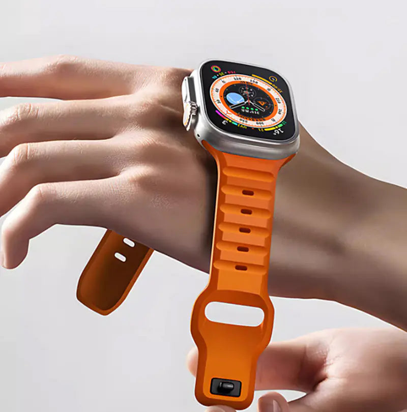 Single Color Silicone Band for Apple Watch Ultra