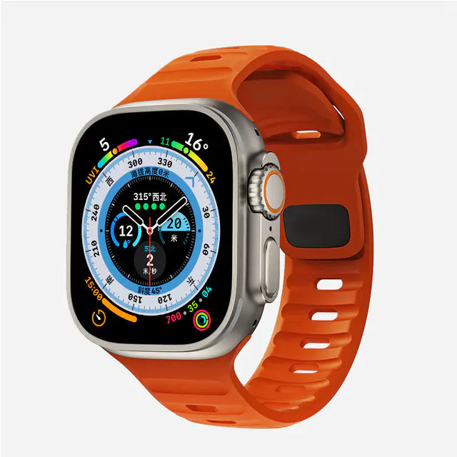 Single Color Silicone Band for Apple Watch Ultra