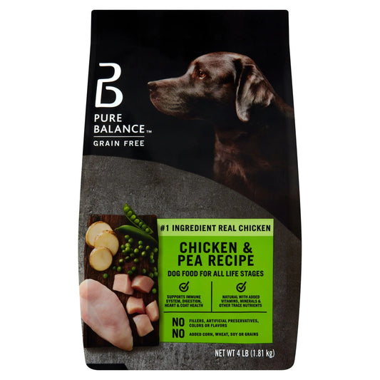 🍗🐕 Noble Organics Grain-Free Dry Dog Food – Chicken & Pea, 4 lbs!