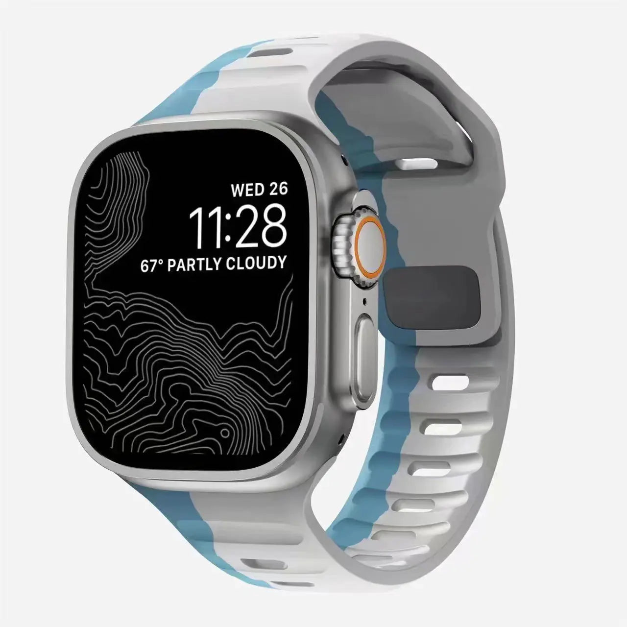 Single Color Silicone Band for Apple Watch Ultra