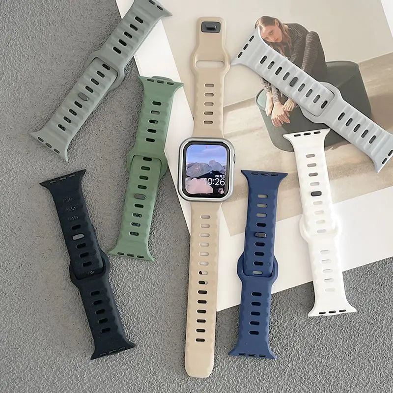 Single Color Silicone Band for Apple Watch Ultra